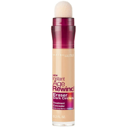 Maybelline Instant Age Rewind Eraser Dark Circles Treatment Concealer, Light, 0.2 oz