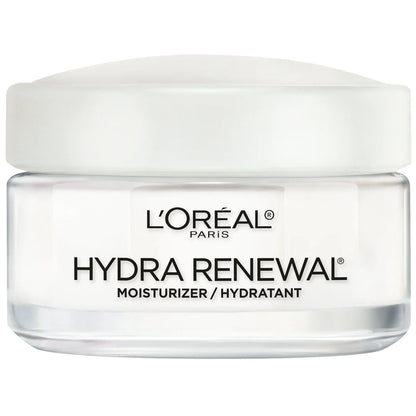 L'Oreal Paris Hydra-Renewal Continuous Facial Moisturizer for Dry Sensitive Skin, 1.7 oz
