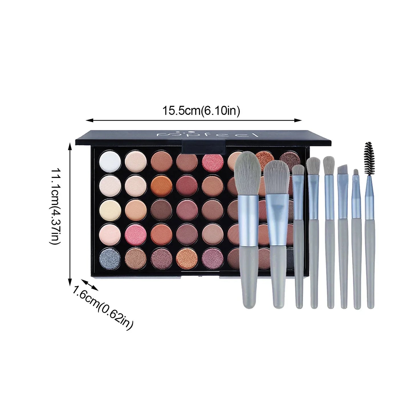 YOLAIRD Fall&Winter 78 Colors Foldable Retractable Makeup