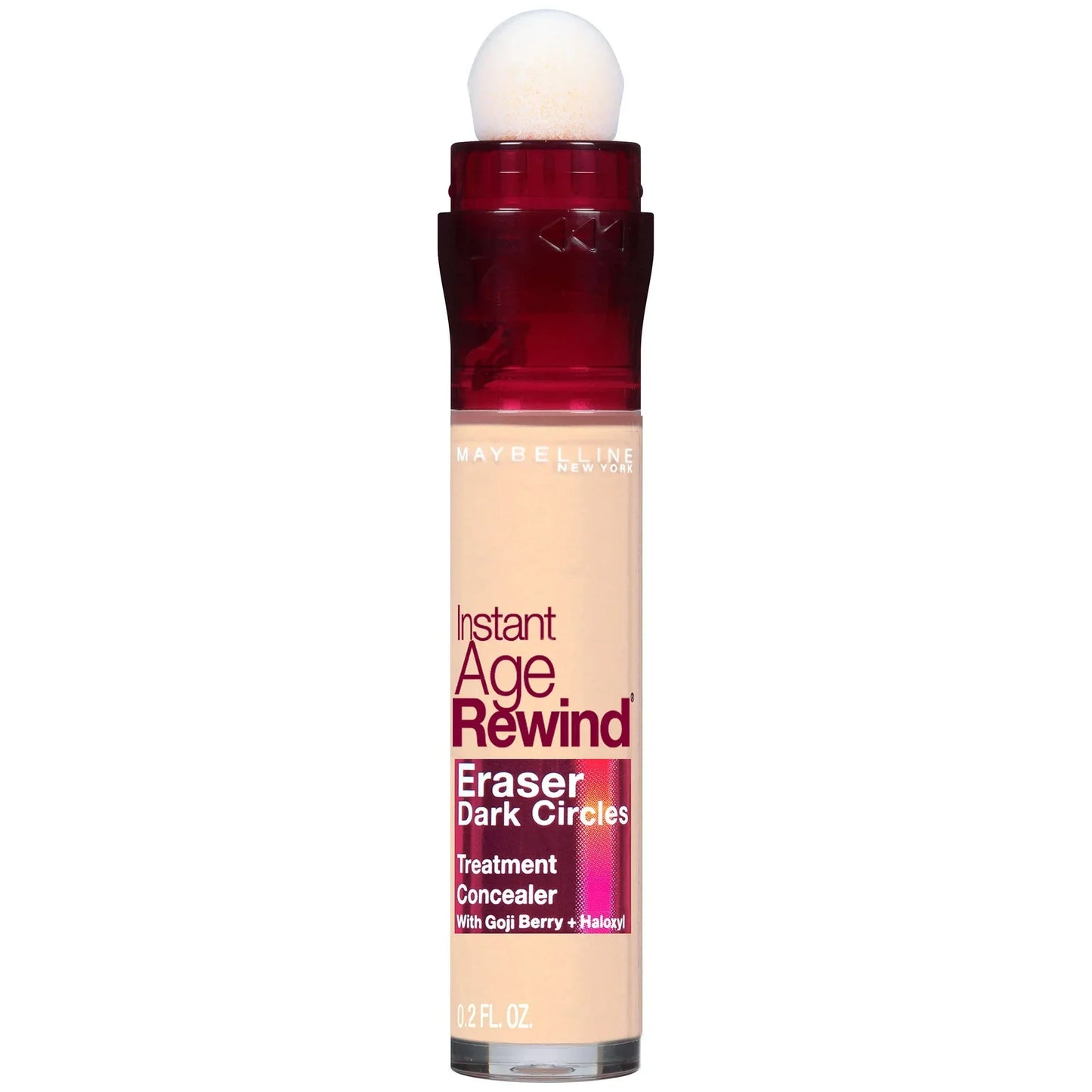 Maybelline Instant Age Rewind Eraser Dark Circles Treatment Concealer, Light, 0.2 oz