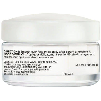 L'Oreal Paris Hydra-Renewal Continuous Facial Moisturizer for Dry Sensitive Skin, 1.7 oz